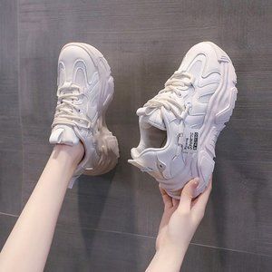 2022 autumn new white shoes casual sports women's shoes